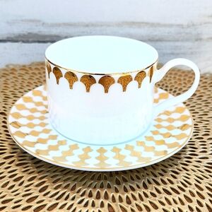 NWOT B BY BRANDIE ZELDA CUP AND SAUCER